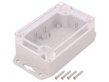Enclosure universal, ABS, color gray, Z128UJPH TM ABS-PC