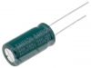 Capacitors, electrolyte, low impedance, 220uF, 63V, THT, Ф10x20mm