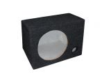 Bass box 12in, 500x370x410mm, box with back bevel, plywood