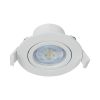 LED луна за вграждане BD02-60780, 220VAC,7W,750lm, 3в1 цвята,кръг,бяла - 4