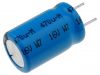 Capacitors, electrolyte, low impedance, 470uF, 16V, THT, Ф10x16mm