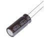 Capacitors, electrolyte, low impedance, 1500uF, 6.3V, THT