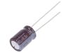 Capacitors, electrolyte, low impedance, 390uF, 6.3V, THT