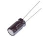 Capacitors, electrolyte, low impedance, 560uF, 6.3V, THT, Ф8x15mm
