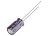 Capacitors, electrolyte, low impedance, 150uF, 10V, THT, Ф6.3x11mm