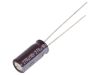 Capacitors, electrolyte, low impedance, 270uF, 10V, THT, Ф6.3x15mm