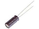 Capacitor, electrolyte, low impedance, 270uF, 10V, THT, Ф6.3x15mm