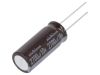 Capacitors, electrolyte, low impedance, 2700uF, 10V, THT