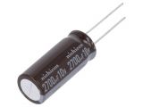 Capacitor, electrolyte, low impedance, 2700uF, 10V, THT, Ф12.5x31.5mm