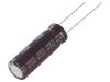 Capacitors, electrolyte, low impedance, 120uF, 80V, THT