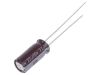 Capacitors, electrolyte, low impedance, 22uF, 80V, THT, Ф6.3x15mm