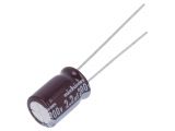 Capacitor, electrolyte, low impedance, 2.2uF, 200V, THT, Ф8x11.5mm