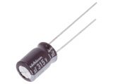 Capacitor, electrolyte, low impedance, 1uF, 315V, THT, Ф8x11.5mm