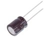 Capacitors, electrolyte, low impedance, 1uF, 350V, THT, Ф10x12.5mm