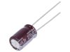 Capacitors, electrolyte, low impedance, 270uF, 6.3V, THT