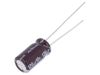 Capacitors, electrolyte, low impedance, 120uF, 10V, THT, Ф6.3x11mm