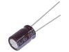 Capacitors, electrolyte, low impedance, 220uF, 10V, THT, Ф8x11.5mm