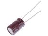 Capacitors, electrolyte, low impedance, 270uF, 10V, THT, Ф8x11.5mm