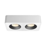LED луна за повърхностен монтаж, двойна, 20W, 1800lm, 3в1, бяла, IP20, BH04-00060