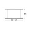LED луна за повърх. монтаж, 10W, 900lm, 3в1, черна, IP20, BH04-00051 - 2