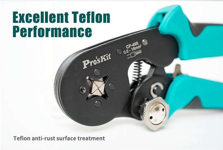 Crimping pliers, for cables, 0.5~16mm, CP-468, PRO'S KIT