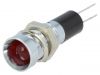 Indicator lamp LED, 2692.8221, 12VDC, red