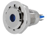 Indicator lamp LED, GQ12F-D/B/12, 12VDC, blue, IP67