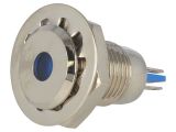 Indicator lamp LED, GQ12F-D/B/24, 24VDC, blue, IP67