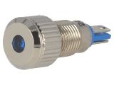 Indicator lamp LED, GQ8F-D/B/24, 24VDC, blue, IP67