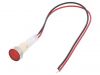 Indicator lamp LED, IND10P-230R-W, 230VAC, red