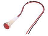 Indicator lamp LED, IND10P-24R-W, 24VAC, red