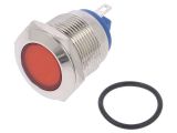 Индикаторна лампа LED, IND19-24R-C, 24VAC, червен