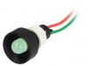 Indicator lamp LED, LG-D10-24AC/DC, 24VAC, green, IP40
