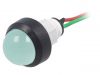 Индикаторна лампа LED, LG-D20H-24AC/DC, 24VAC, зелен, IP67