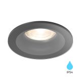Арматура за вграждане, TETRA-IP, кръгла, за халогенни и LED луни, черна, GU10, BH03-02101, неподвижна