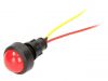 Индикаторна лампа LED, LKD12-24-R, 12~24VAC, червен, IP20
