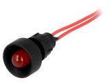 Индикаторна лампа LED, LKS220-R, 230VAC, червен, IP20
