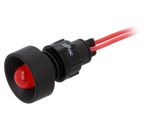 Индикаторна лампа LED, LR-D10-230AC, 230VAC, червен, IP40