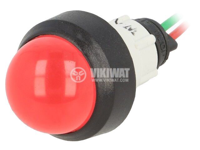 Индикаторна лампа LED, LR-D20B-24AC/DC BLINKING, 24VAC, червен, IP40