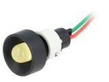 Indicator lamp LED, LY-D10-24AC/DC, 24VAC, yellow, IP40
