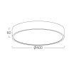 LED плафон, BLADE-CR, BH16-04380, 36W,220VAC, 3800lm, 3в1 цвята - 4