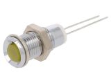 Indicator lamp LED, M.5030Y, 2.2VDC, yellow