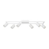 LED spotlight fixture for surface mounting, 6x35W, GU10, white, BH04-00860