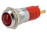 Индикаторна лампа LED, SMBD14024, 24~28VDC, червен, IP67