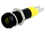 Indicator lamp LED, SMDD08114, 24~28VDC, yellow, IP67