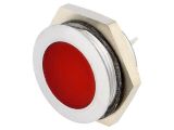 Indicator lamp LED, SMFL22014, 24~28VDC, red, IP67