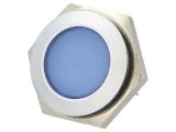 Indicator lamp LED, SMFL22412, 12~14VDC, blue, IP67