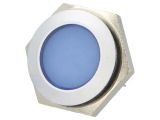 Indicator lamp LED, SMFL22414, 24~28VDC, blue, IP67