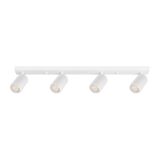 LED spotlight fixture for surface mounting, 4x35W, GU10, white, BH04-00840