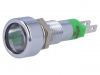 Индикаторна лампа LED, SMLD08214, 24~28VAC, зелен, IP67